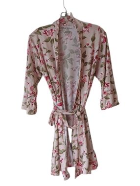 Marilyn Monroe Floral Satin Robe Size Small